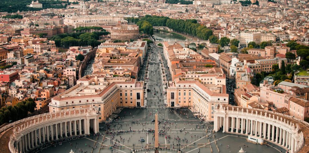 aerial photography of city